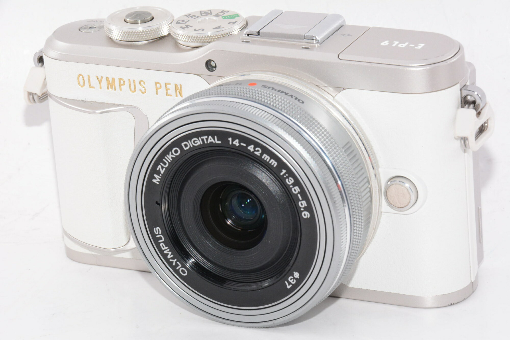 Rakuten - 【中古】【外観並級】OLYMPUS ミラーレス一眼カメラ PEN E-PL9 レンズキット ホワイト