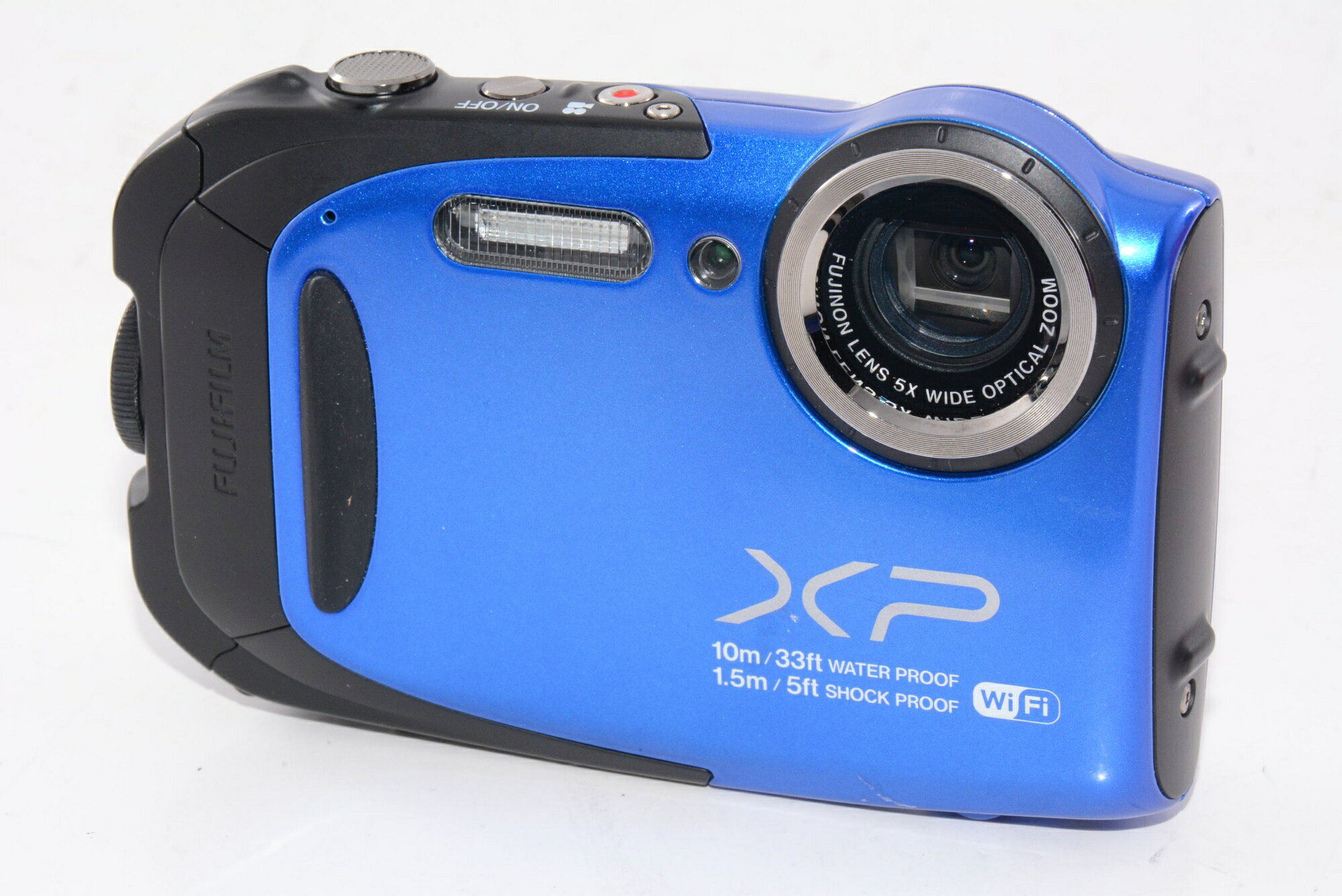 【中古】【外観並級】FUJIFILM デジタルカメラ XP70BL ブルー