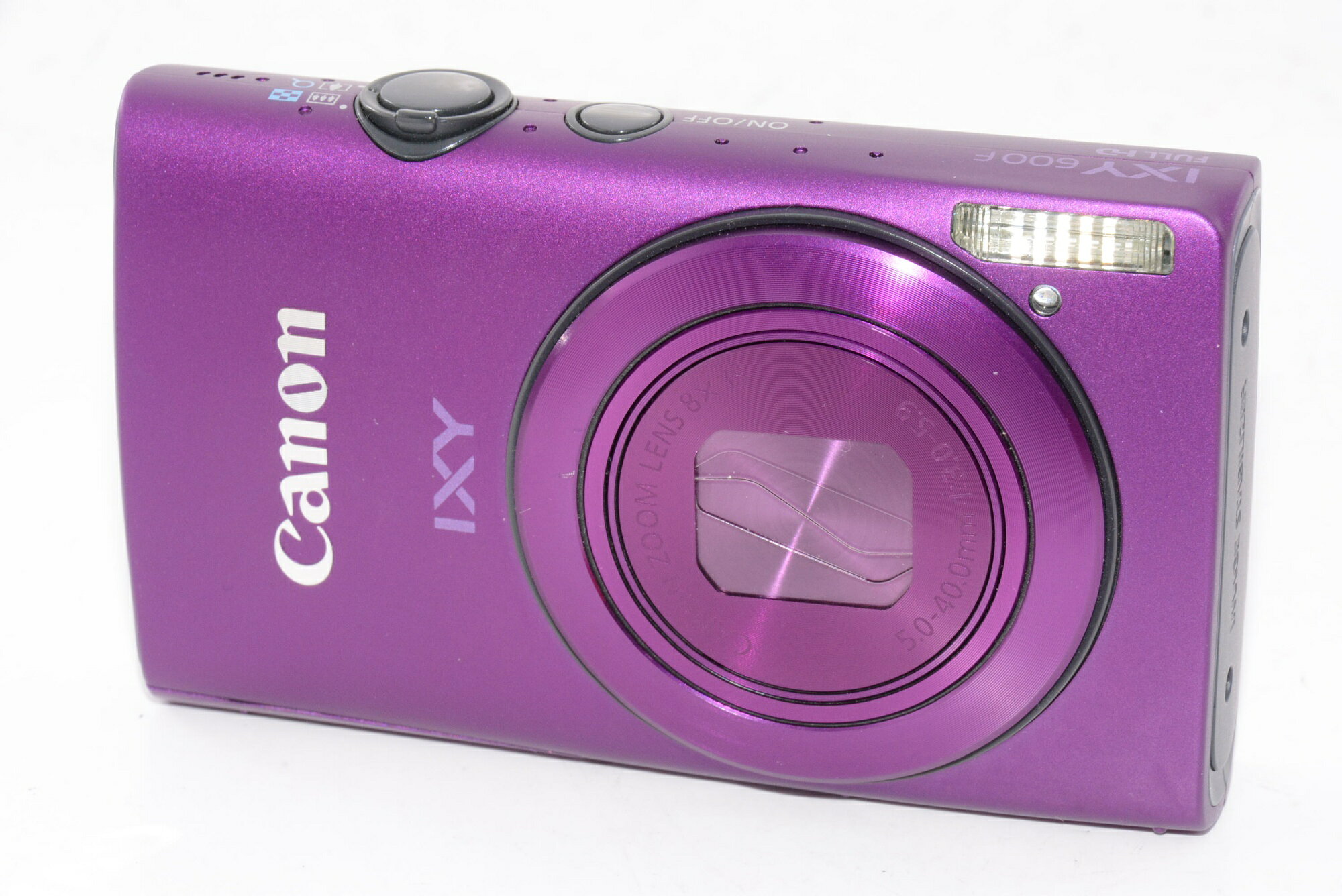 【中古】【外観並級】Canon デジタルカメラ IXY600F パープル IXY600F(PR)