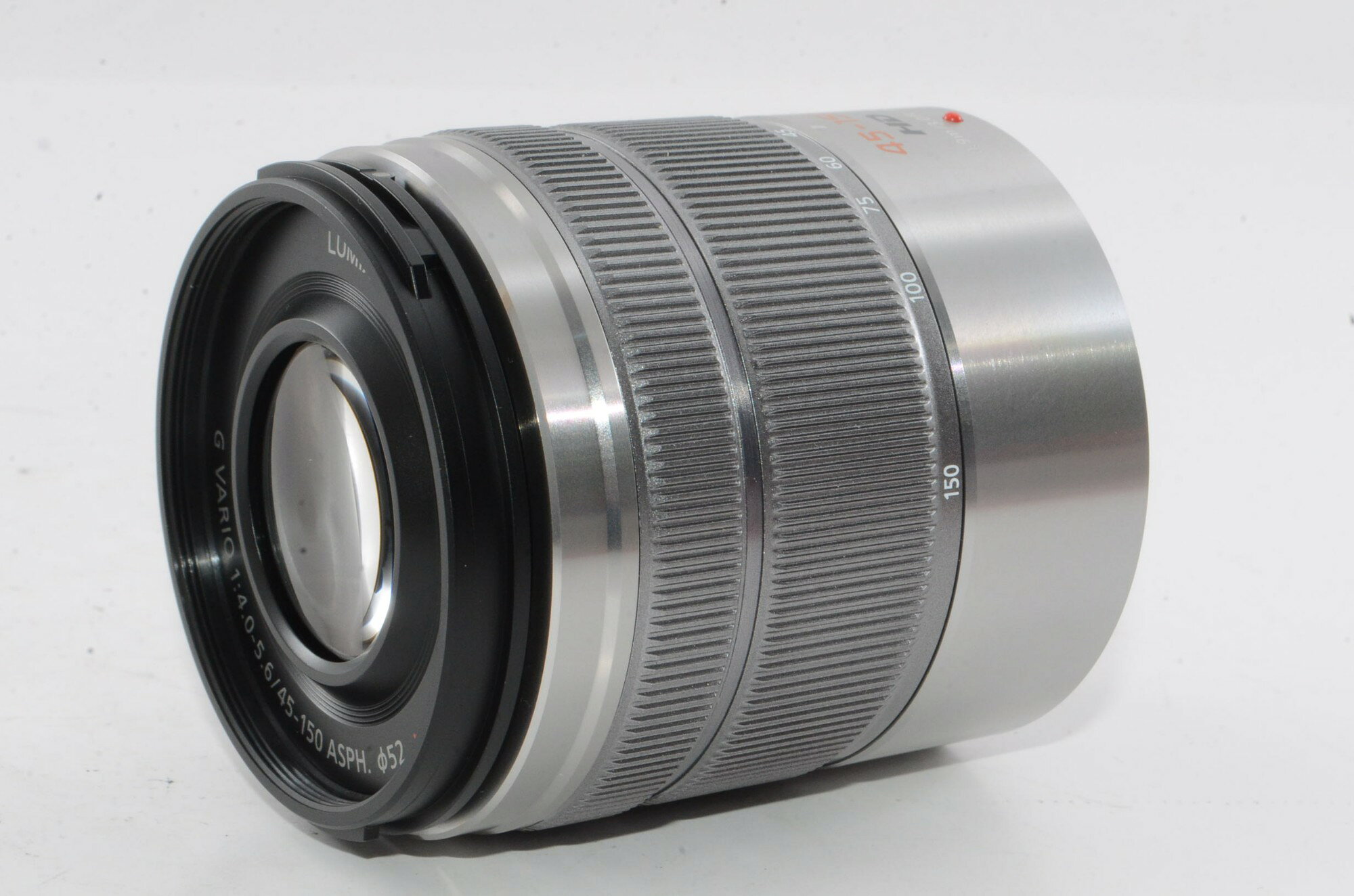 Rakuten - 【中古】【外観特上級】パナソニック ルミックス G VARIO 45-150mmF4.0-5.6 シルバー H-FS45150-S