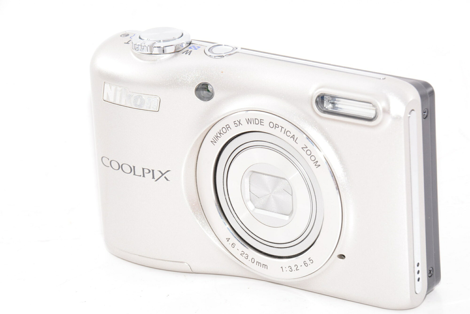 Rakuten - 【中古】【外観特上級】Nikon デジタルカメラ COOLPIX L28 単3乾電池対応 シルバー L28SL