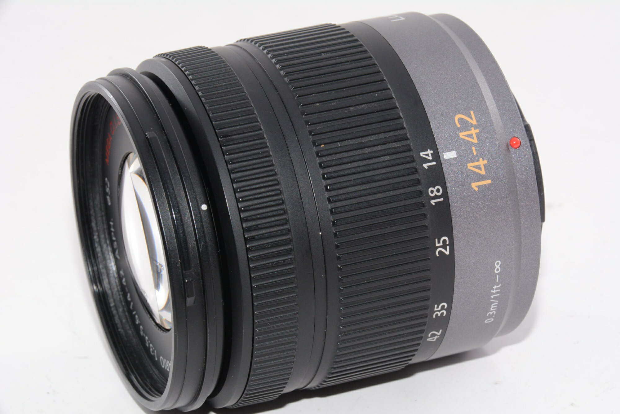 【中古】【外観特上級】パナソニック LUMIX G VARIO 14-42mm F3.5-5.6 ASPH. MEGA O.I.S H-FS014042
