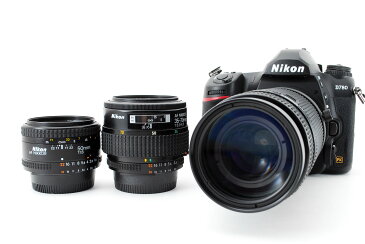 【中古】Nikon D780 24.5MP トリプルレンズセット★美品★2450万画素&4K対応&スマホへ転送！SDカード・ストラップ付き！