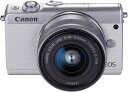 【7/19~26限定!最大4,000円OFF&7/25限定で最大P3倍】【中古】Canon ミラーレス一眼カメラ EOS M100 EF-M15-45 IS STM レンズキット(ホワイト) EOSM100WH1545ISSTMLK