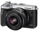 【7/19~26限定!最大4,000円OFF&7/25限定で最大P3倍】【中古】Canon ミラーレス一眼カメラ EOS M6 レンズキット(シルバー) EF-M15-45mm F3.5-6.3 IS STM 付属 EOSM6SL-1545ISSTMLK