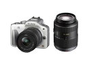 【7/19~26限定!最大4,000円OFF&7/25限定で最大P3倍】【中古】パナソニック ミラーレス一眼カメラ LUMIX G3 ダブルズームキット シェルホワイト DMC-G3W-W