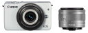 【7/19~26限定!最大4,000円OFF&7/25限定で最大P3倍】【中古】Canon ミラーレス一眼カメラ EOS M10(ホワイト)・クリエイティブマクロ ダブルレンズキット EOSM10WH-CMWLK