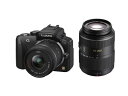 【7/19~26限定!最大4,000円OFF&7/25限定で最大P3倍】【中古】パナソニック ミラーレス一眼カメラ LUMIX G3 ダブルズームキット エスプリブラック DMC-G3W-K