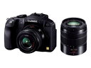【7/19~26限定!最大4,000円OFF&7/25限定で最大P3倍】【中古】パナソニック ミラーレス一眼カメラ ルミックス G6 ダブルズームレンズキット 標準ズームレンズ/望遠ズームレンズ付属 ブラック DMC-G6W-K