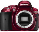 【7/19~26限定!最大4,000円OFF&7/25限定で最大P3倍】【中古】Nikon デジタル一眼レフカメラ D5300 レッド 2400万画素 3.2型...