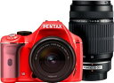 【8/4~11限定!最大4,000円OFF&8/5,8/10限定で最大P3倍】【中古】PENTAX デジタル一眼レフカメラ K-x ダブルズームキット レッド/ピンク 023