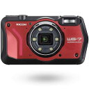 【8/4~11限定!最大4,000円OFF&8/5,8/10限定で最大P3倍】【中古】RICOH WG-7 レッド 本格アウトドアカメラ 【本格20m 防水】 ...