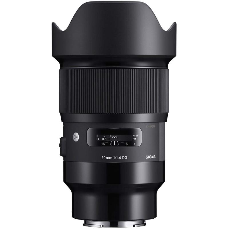 【中古】SIGMA 単焦点広角レンズ 20mm 
