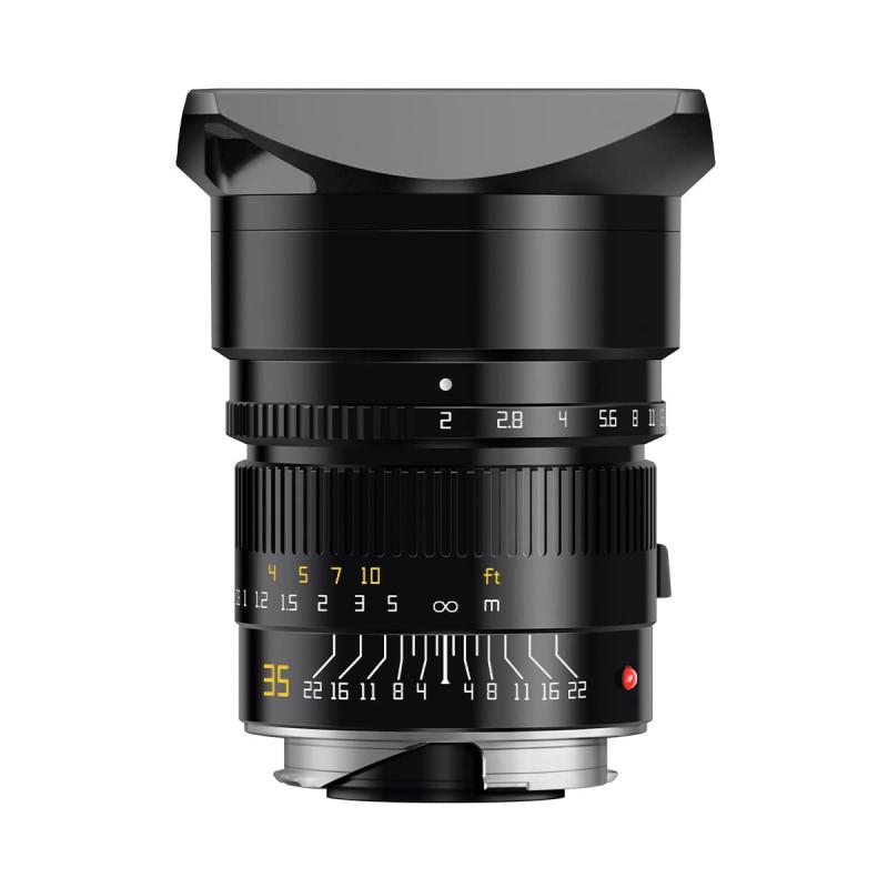 【中古】TTArtisan APO 35mm f/2 ASPH (M f/2 ASPH, ブラック) 単焦点レンズ MF レンジファインダーレ..