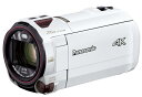 【8/4~11限定!最大4,000円OFF&8/5,8/10限定で最大P3倍】【中古】パナソニック 4K ビデオカメラ 64GB 光学20倍ズーム ピュアホワイト HC-VX992MS-W