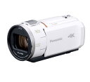 【中古】パナソニック 4K ビデオカメラ VX1M 64GB あとから補正 ホワイト HC-VX1M-W