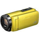 【中古】JVCKENWOOD JVC ビデオカメラ Everio R 防水 防塵 32GB内蔵メモリー シトロンイエロー GZ-R480-Y