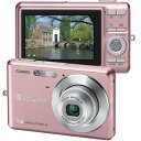 カシオ Exilim EX-Z77 7.2MP デジタルカメラ 3倍手ぶれ防止光学ズーム付き(ピンク)