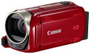 【中古】Canon デジタルビデオカメラ iVIS HF R52 レッド 光学32倍ズーム IVISHFR52RD