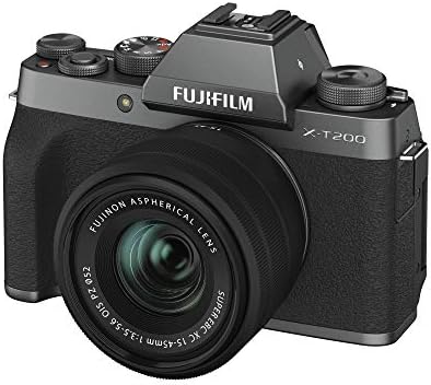 【5/9~5/16限定 最大4,000円OFF 5/10, 5/15限定で最大P3倍】【アウトレット品】FUJIFILM ミラーレス一眼カメラ X-T200レンズキット ダークシルバー X-T200LK-DS