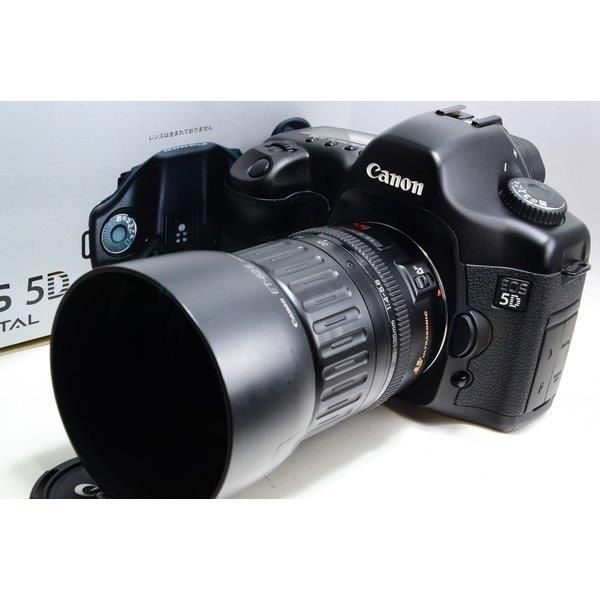 【中古】キヤノン Canon EOS 5D レンズキット 美品 1/8000秒の高速シャッター ストラップ付き