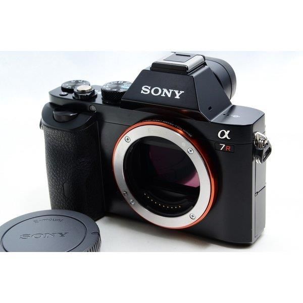 【中古】ソニー SONY α7R ILCE-7R アルファ7R ボディ 美品 世界最小・最軽量フルサイズミラーレス SDカード付き