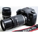 【7/4~11限定!最大4,000円OFF&7/5,7/10限定で最大P3倍】【中古】キヤノン Canon EOS 7D ダブルズームキット 世界称賛の高速連写...