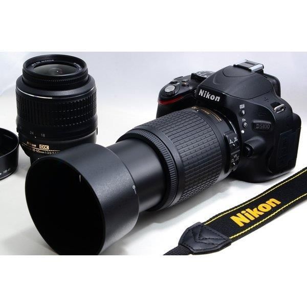 【5/23~5/27限定!最大4,000円OFF&5/25限定で最大P3倍】【中古】ニコン Nikon D5100 ダブルズームキット 大切なお子様は綺麗に撮る