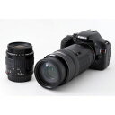 【中古】キヤノン Canon EOS Kiss X4 標準&超望遠ダブルレンズセット ブラック 美品 ストラップ付き