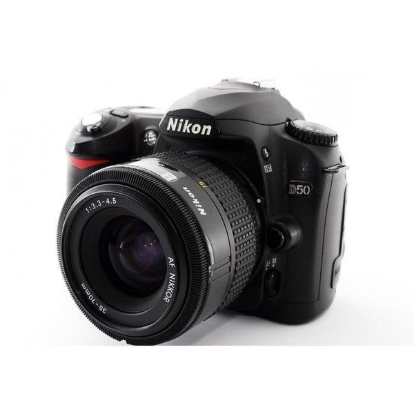 【中古】ニコン Nikon D50 レンズセット 美品 SDカード付き