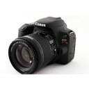 【5/1限定 全品P3倍】【中古】キヤノン Canon EOS Kiss X9 ブラック レンズキット 美品 SDカード付き