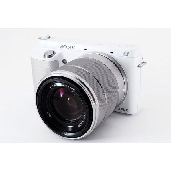 【5/9~5/16限定!最大4,000円OFF&5/10, 5/15限定で最大P3倍】【中古】ソニー SONY NEX-F3 ホワイト レンズキット 美品 自撮り可能な液晶画面・高画質・軽量 ストラップ付き