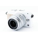 【4/24~4/27限定!最大4,000円OFF&4/25限定で最大P3倍】【中古】オリンパス OLYMPUS E-PL5 ホワイト レンズキット 美品 ストラップ付き