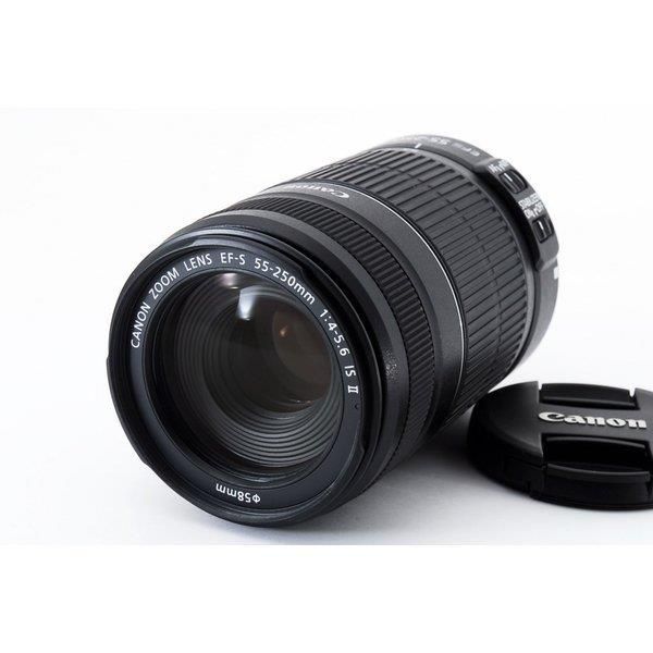 【5/23~5/27限定!最大4,000円OFF&5/25限定で最大P3倍】【中古】キヤノン Canon EF-S 55-250mm F4-5.6 IS II 美品 望遠ズームレンズ 人気レンズ