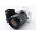 【7/4~11限定!最大4,000円OFF&7/5,7/10限定で最大P3倍】【中古】キヤノン Canon EOS Kiss X7 ダブルズームセット ホワイト...