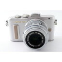 【5/9~16限定!最大4,000円OFF&5/5,5/10限定で最大P3倍】【中古】オリンパス OLYMPUS E-PL8 ホワイト レンズセット 美品 SD...