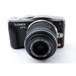 【4/24~4/27限定!最大4,000円OFF&4/25限定で最大P3倍】【中古】パナソニック Panasonic DMC-GF6 ブラック レンズセット 美品 ミラーレス SDカード付き