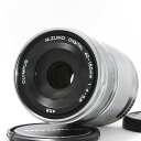 【中古】オリンパス OLYMPUS M.ZUIKO DIGITAL ED 40-150mm f/4-5.6 R MSC シルバー 美品 望遠ズームレンズ