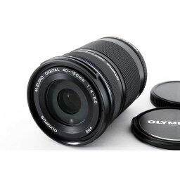 【中古】オリンパス OLYMPUS M.ZUIKO DIGITAL ED 40-150mm f/4-5.6 R MSC ブラック 美品 望遠ズームレンズ