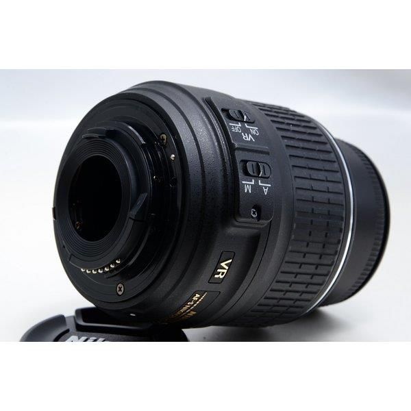 カメラFanks-PROShop 楽天市場店の【中古】ニコン Nikon AF-S DX NIKKOR 18-55mm f/3.5-5.6 G VR 美品 望遠 ズーム 標準ズームレンズ｜アングル2