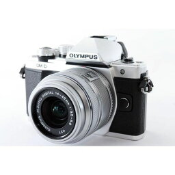 【4/24~4/27限定!最大4,000円OFF&4/25限定で最大P3倍】【中古】オリンパス OLYMPUS OM-D E-M10 Mark II レンズセット シルバー 美品 SDカード付き