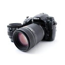 【5/1限定 全品P3倍】【中古】ニコン Nikon D300S ダブルズームセット ブラック 美品 一眼レフ SDカードストラップ付き