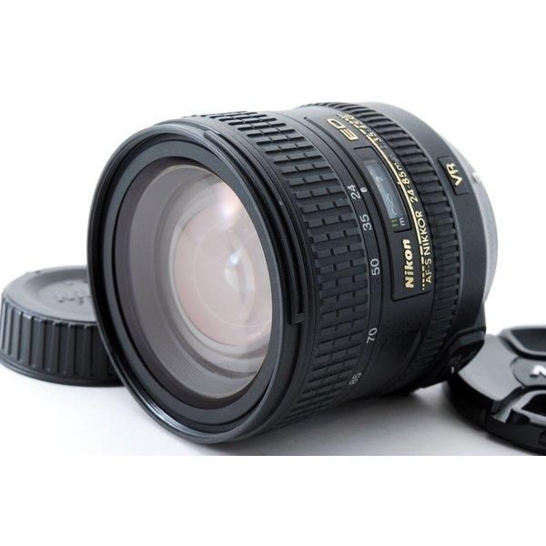 【6/1限定 全品P3倍】【中古】ニコン Nikon AF-S 24-85mm F3.5-4.5 G VR ED IF 美品 ズームレンズ