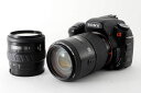 【4/24~4/27限定 最大4,000円OFF 4/25限定で最大P3倍】【中古】ソニー SONY α200 DSLR-A200 ブラック 超望遠ダブルズームセット 美品 初心者に最適一眼レフセット ストラップ付き