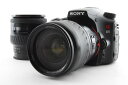 【中古】ソニー SONY α65 SLT-A65V 標準&望遠ダブルズームセット 訳アリ実用品 高速連写に定評アリ ストラップ付き 可動式液晶 手ぶれ補正