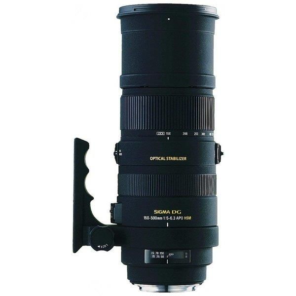 【中古】シグマ SIGMA 超望遠ズームレンズ APO 150-500mm F5-6.3 DG OS HSM キヤノン用 フルサイズ対応 737542