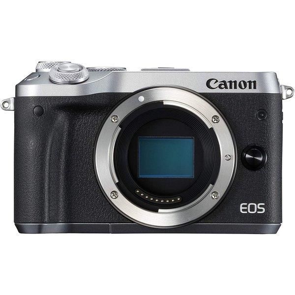 【中古】キヤノン Canon EOS M6 ボディー シルバー SDカード付き