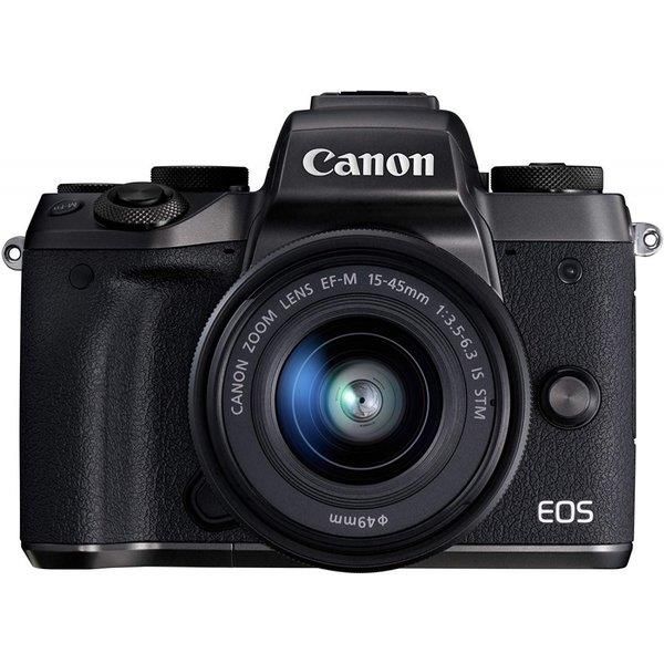 【中古】キヤノン Canon EOS M5 レンズキット EOSM5-1545ISSTMLK SDカード付き