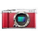 【4/24~4/27限定 最大4,000円OFF 3/25限定で最大P3倍】【中古】フジフィルム FUJIFILM X-A1本体 レッド F FX-X-A1R SDカード付き