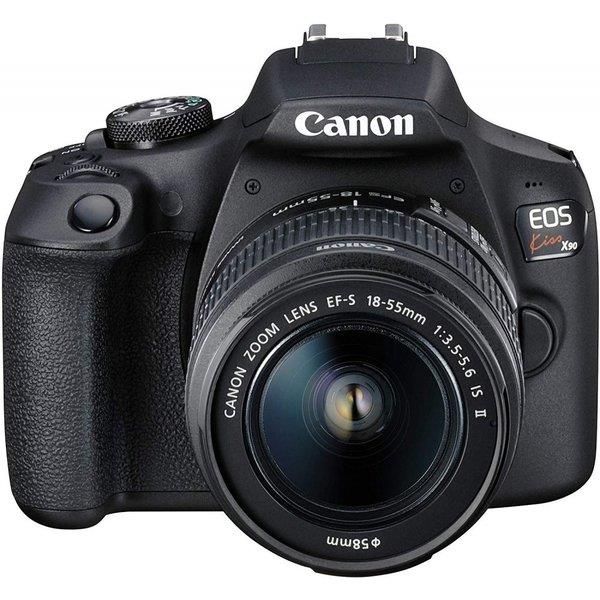 【中古】キヤノン Canon EOS Kiss X90 レンズキット EF-S18-55 IS II付属 SDカード付き